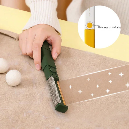 2 in 1 Cat Dog Pet Hair Remover Lint Remover Cleaning Tools Shaver Sweater Cleaner Fabric Shaver Carpet Scraper Rug Chom Roller