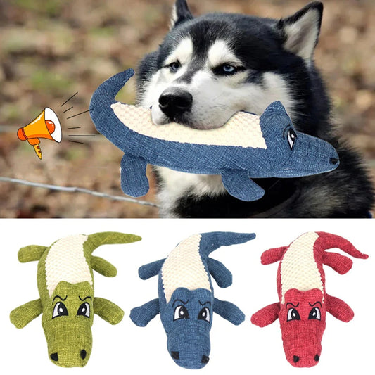 Chew Toys Animal Plush Alligator 